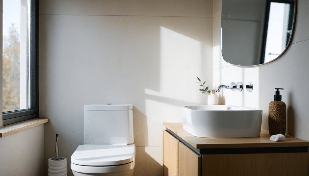 WC, suihku ja kylpyamme